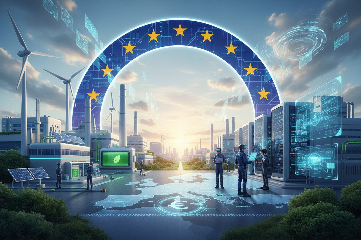 Dofinansowanie UE na transformację energetyczną i cyfrową