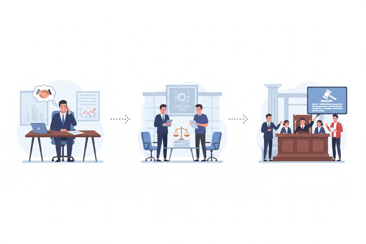 Etapy windykacji — od rozmowy do sądu