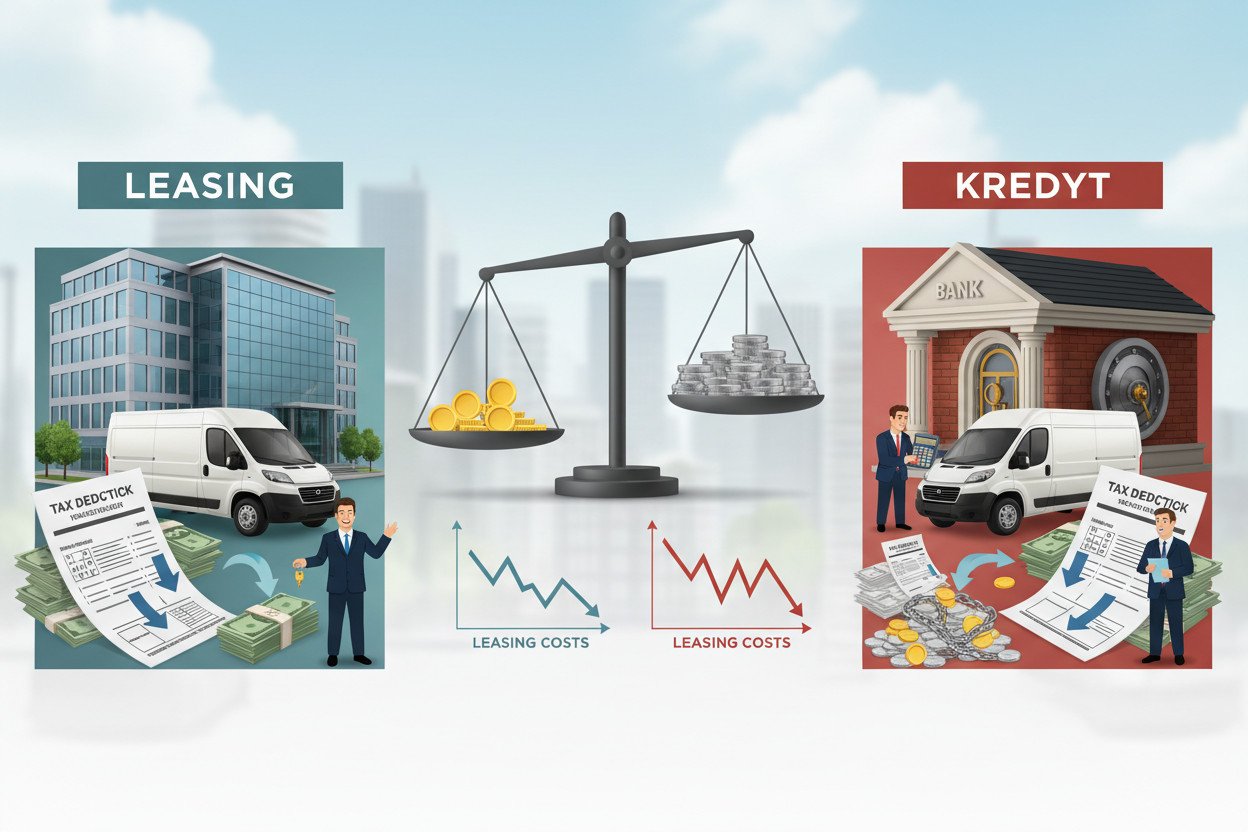 Leasing czy kredyt — porównanie kosztów i wpływu na podatki