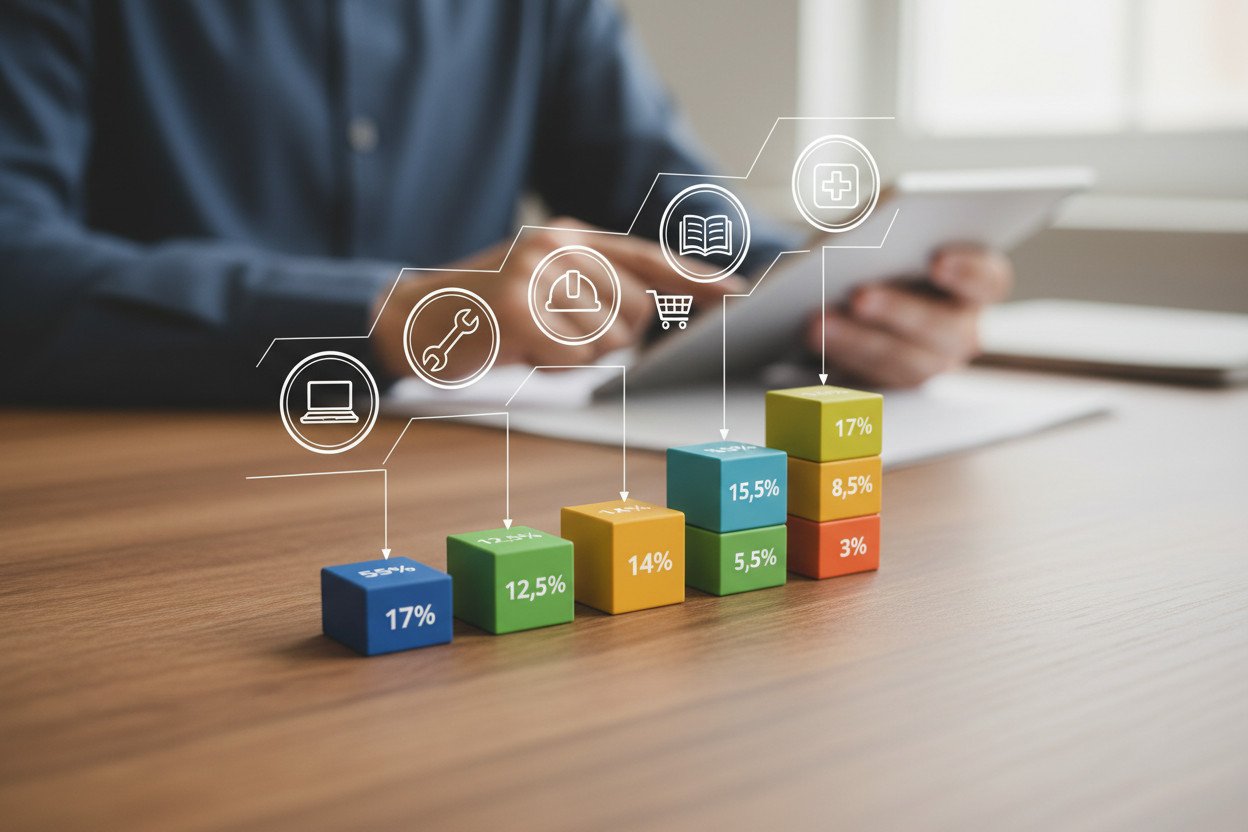 Ryczałt stawki — jak są zróżnicowane i co oznaczają w praktyce