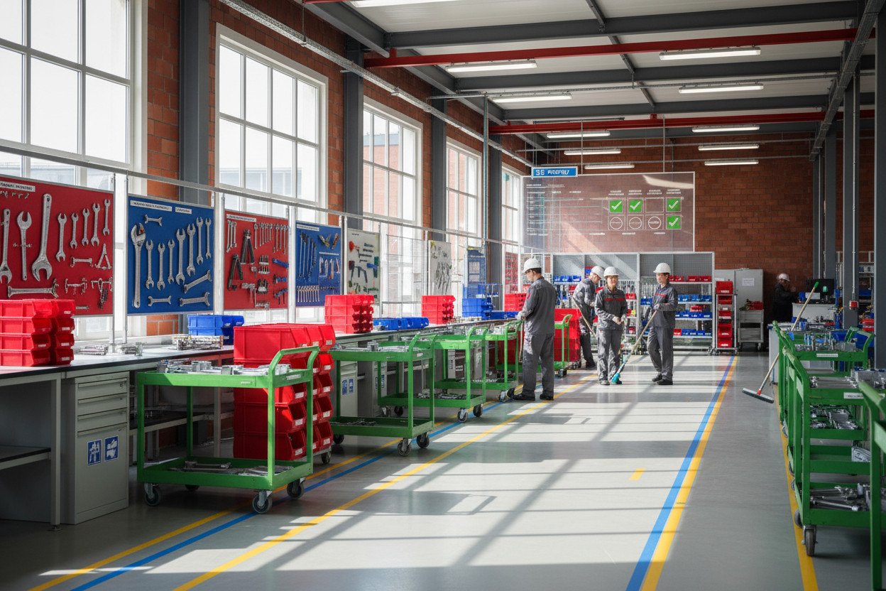 Wdrożenie 5S — porządek jako fundament lean manufacturing