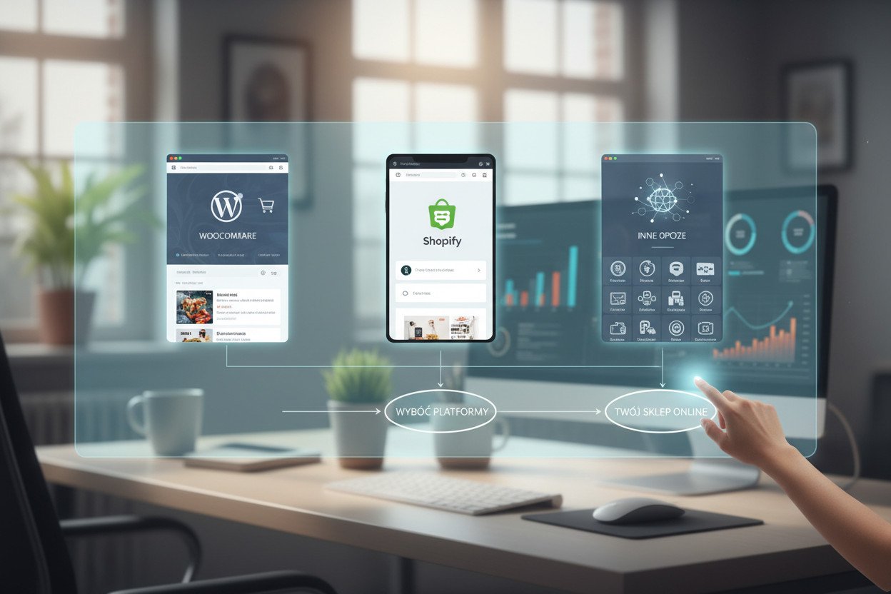 Wybór platformy e-commerce — WooCommerce, Shopify i inne opcje